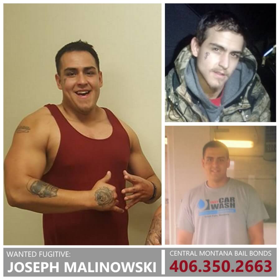 Joseph Malinowski Wanted Fugitive in Whitefish, Mt and Dillon, MT