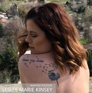 Leslee Kinsey WANTED FUGITIVE