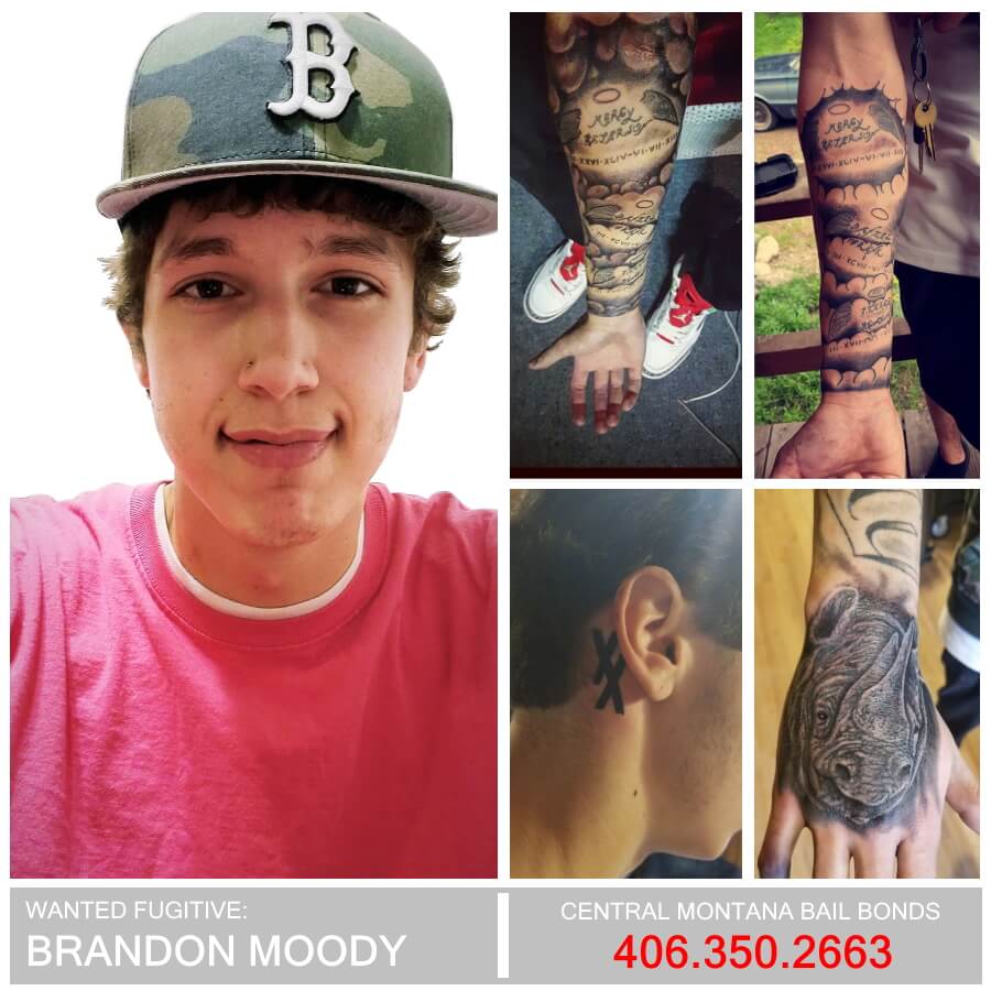 Brandon Moody Wanted Fugitive